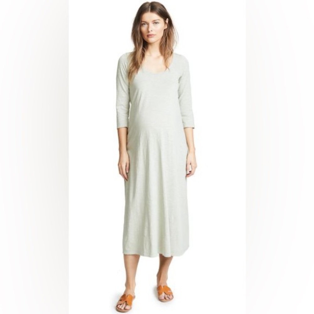 Hatch Green Sheath Dress with 3/4 Sleeves